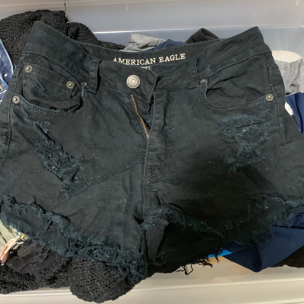 American eagle high rise shorts